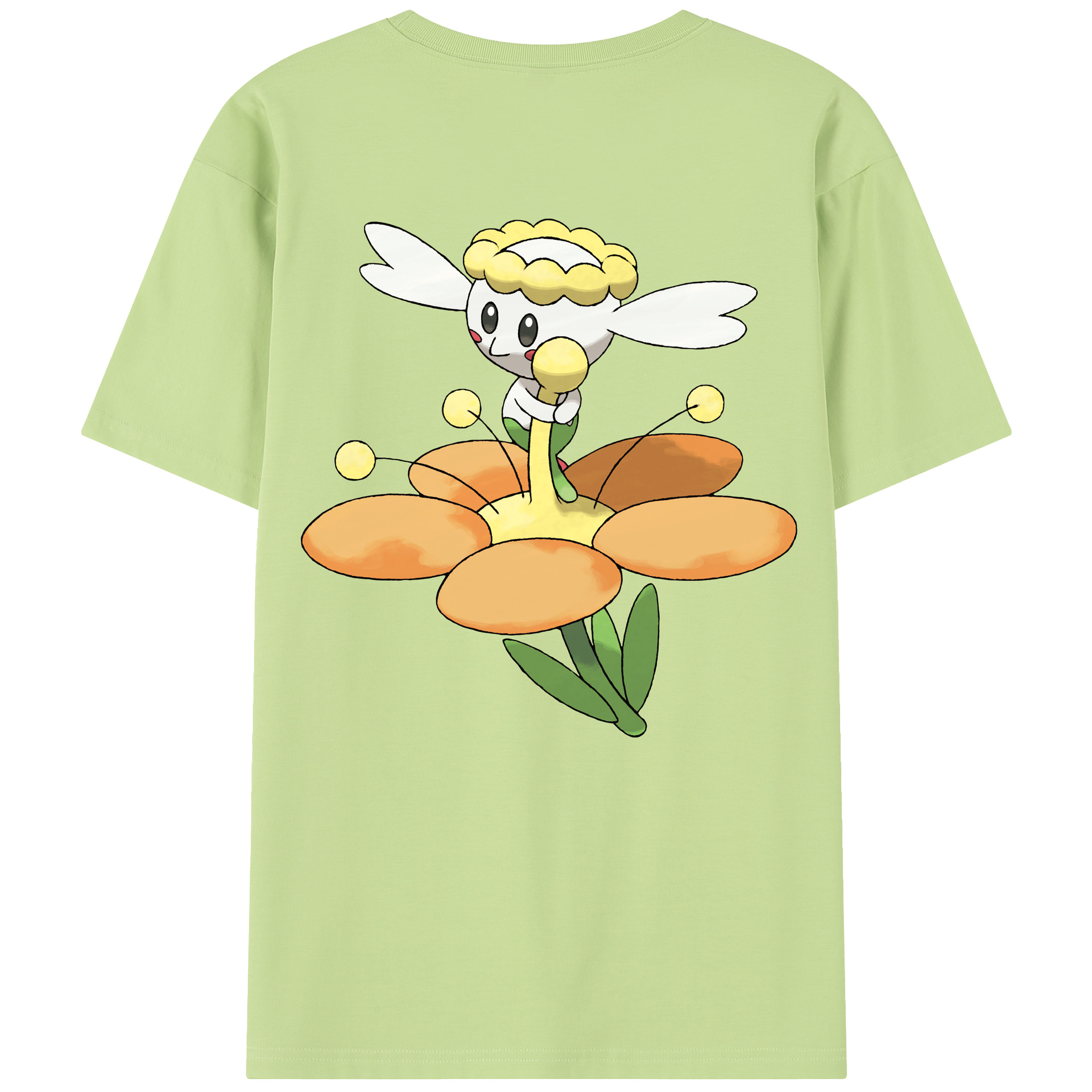 （画像用） ポケットモンスター Pokémon 綿100％半袖Tシャツ（背面プリント）